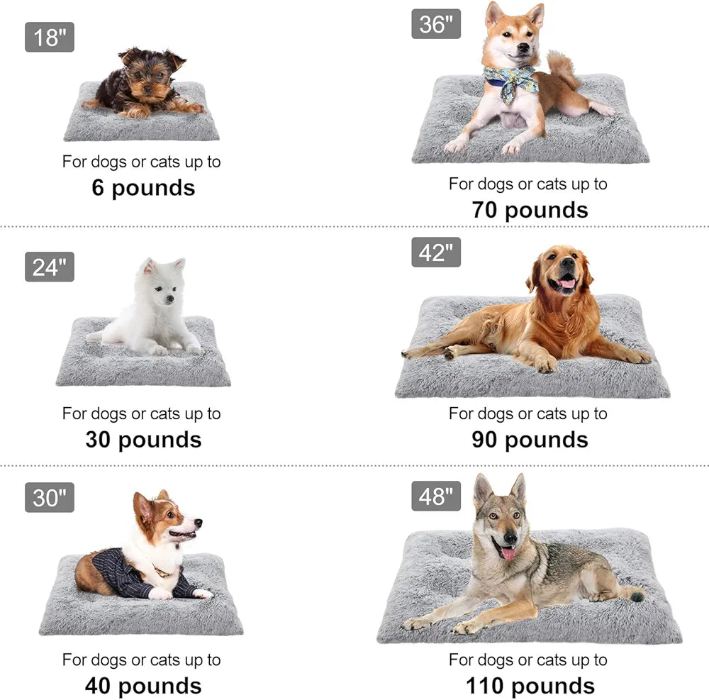 Cozyide Orthopedic Dog Beds for Small Dogs, Non-Slip Pet Bed with Soft Plush, Machine Washable Dog Bed for Crate 