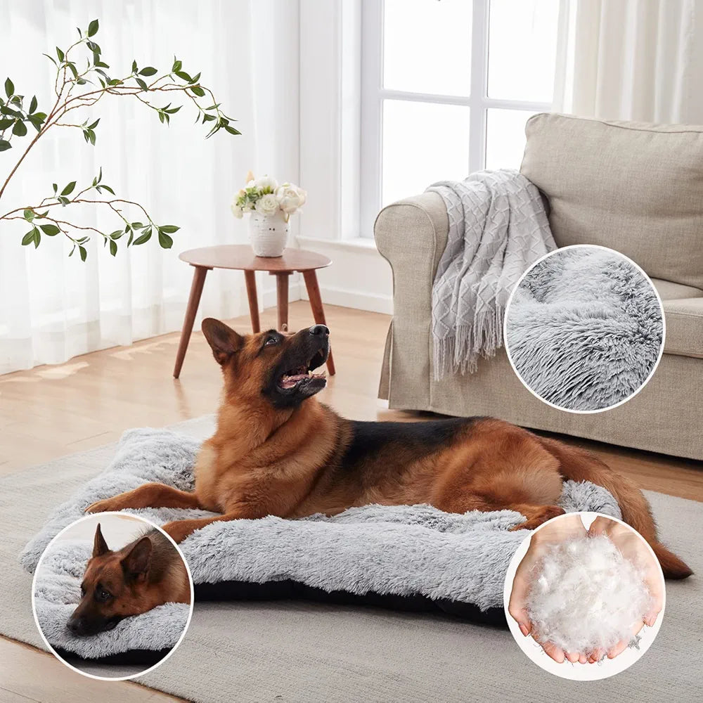 Cozyide Orthopedic Dog Beds for Small Dogs, Non-Slip Pet Bed with Soft Plush, Machine Washable Dog Bed for Crate 