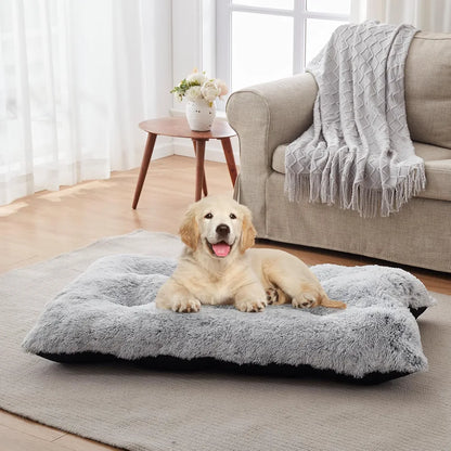 Cozyide Orthopedic Dog Beds for Small Dogs, Non-Slip Pet Bed with Soft Plush, Machine Washable Dog Bed for Crate 