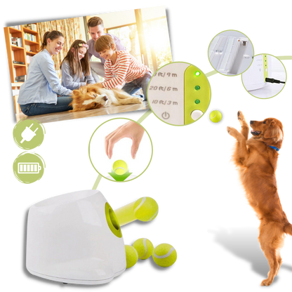 Dog Interactive ball launcher | Automatic Ball thrower - Pet Agility equipment | Fun pet trainning toy and Perfect Gifts for pets